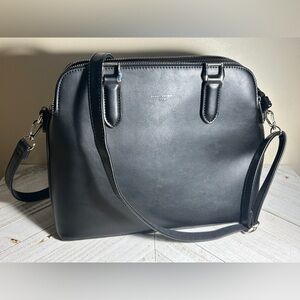 David Jones Paris Leather Crossbody Purse